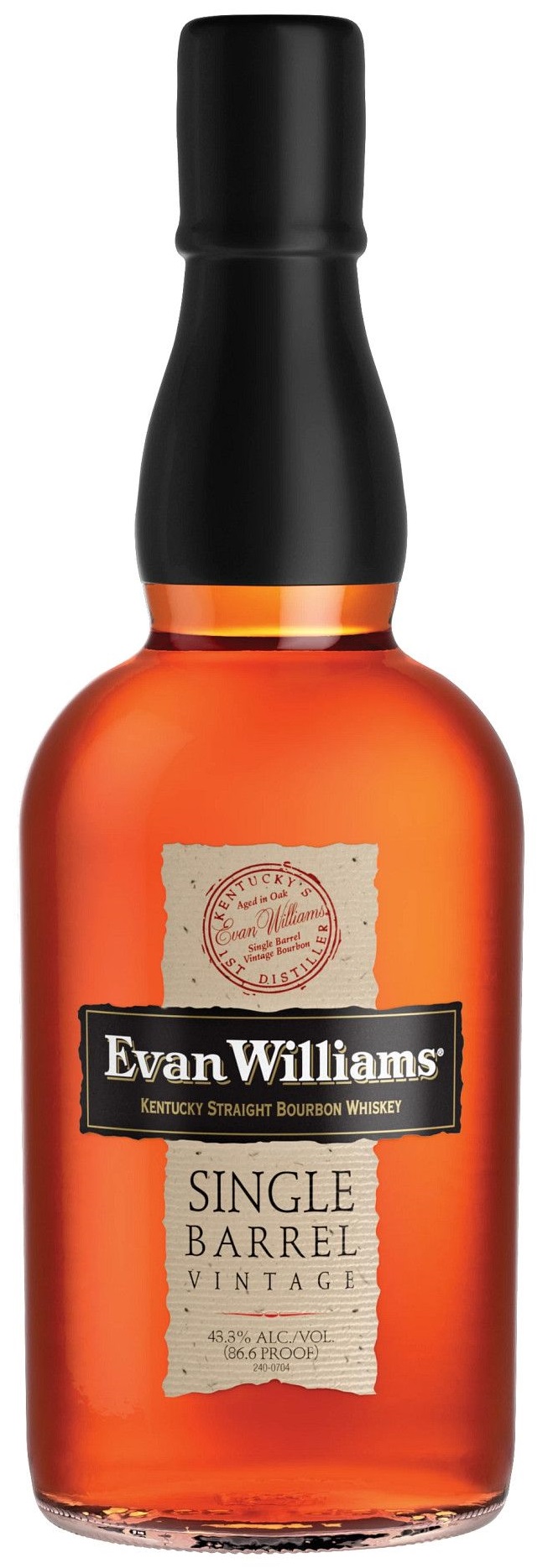EVAN WILLIAMS Kentucky Straight Bourbon Single Barrel Vintage
