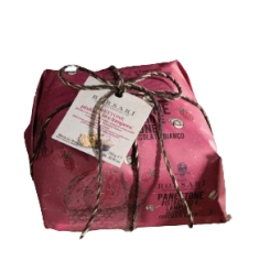 BORSARI Panettone su pistacijų kremu, džiovintomis avietėmis ir baltuoju šokoladu