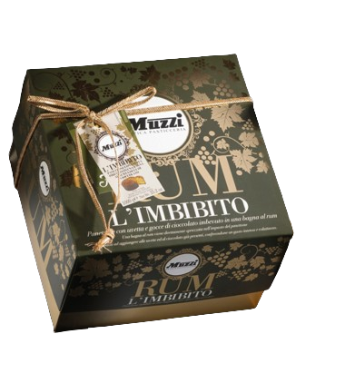 MUZZI Panettone su šokoladu ir romu