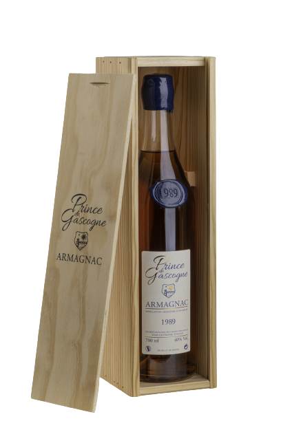 PRINCE DE GASCOGNE 1989 Armagnac su dėžute