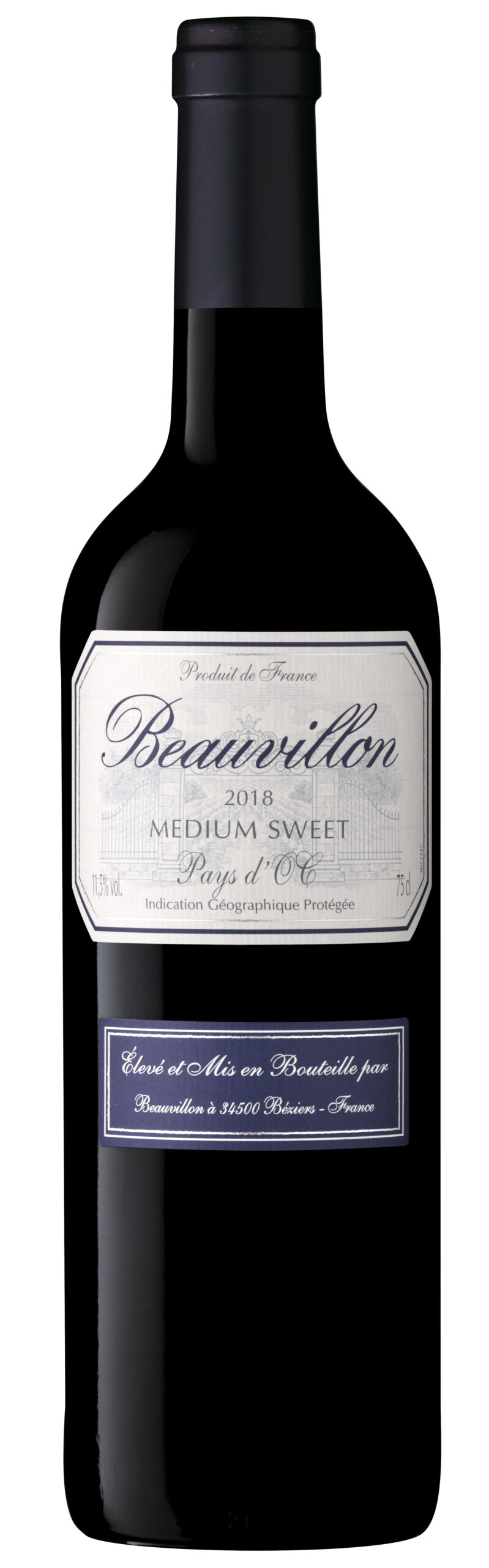 BEAUVILLON De l'Aude Red Medium Sweet VdP d'Oc