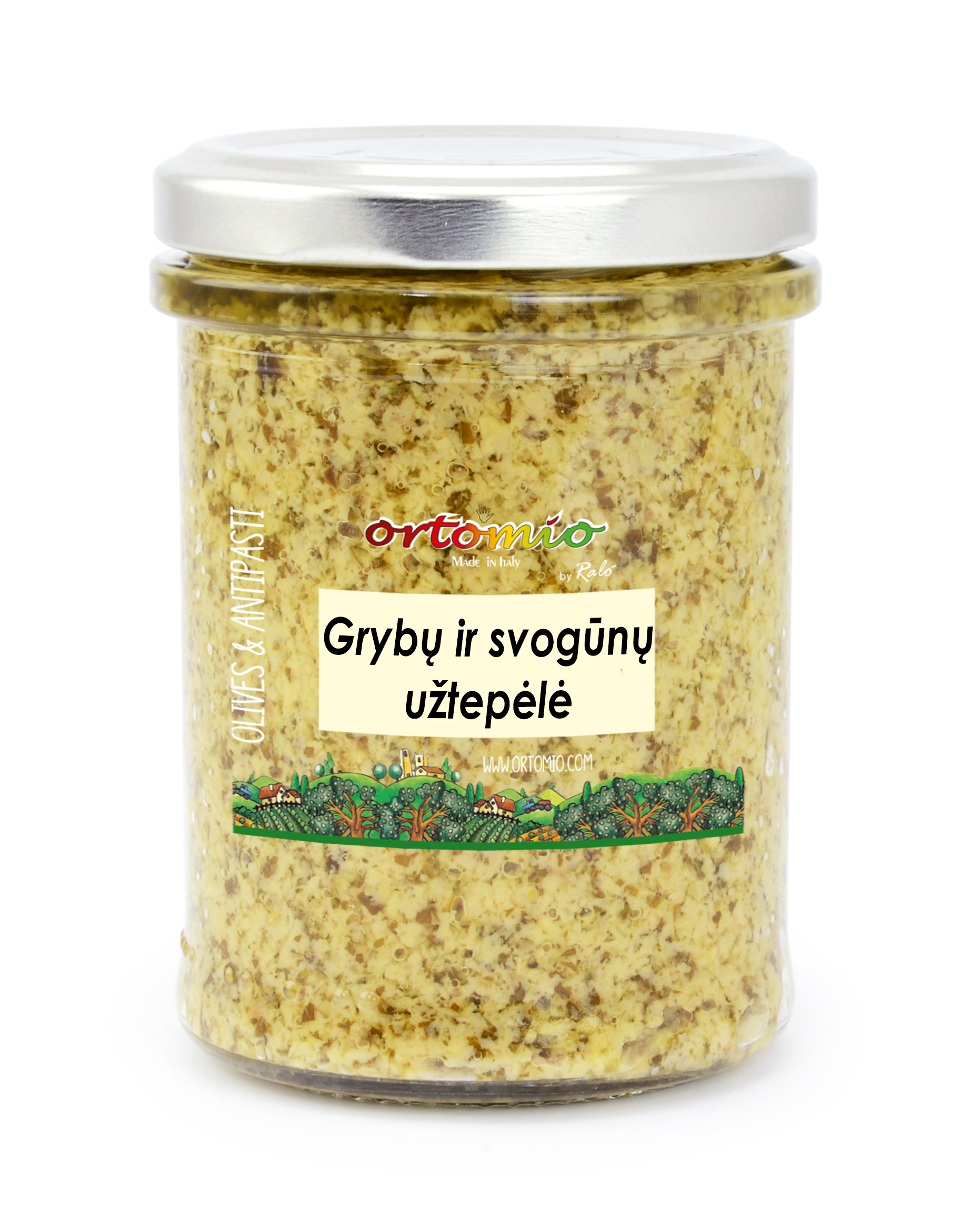 ORTOMIO grybų ir svogūnų užtepėlė