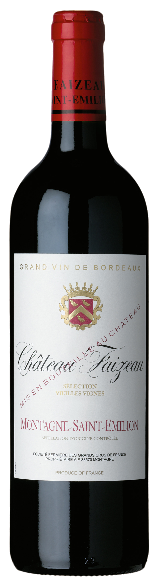 CHATEAU FAIZEAU Selection Vieilles Vignes Montagne-Saint-Émilion A.O.P.