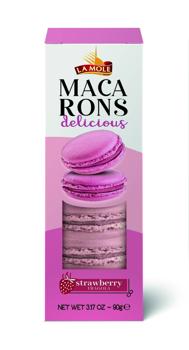 LAMOLE Strawberry-flavored macaron 90g
