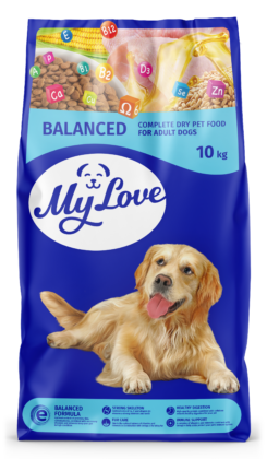 MY LOVE vištiena, daržovės, sausas