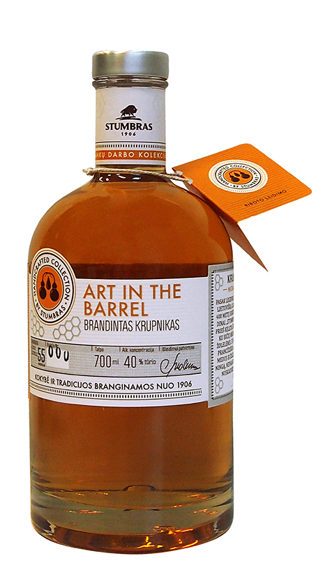 ART IN THE BARREL Brandintas Krupnikas