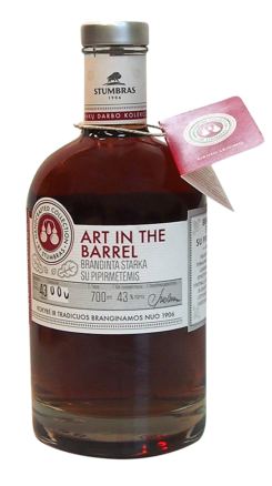 ART IN THE BARREL Brandinta Starka su pipirmėtėmis