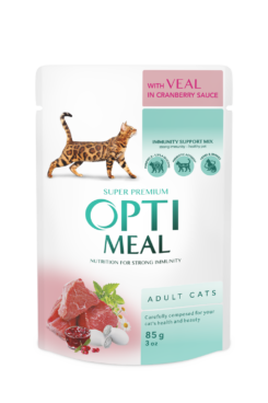 OPTIMEAL su veršiena, spanguolių padaže