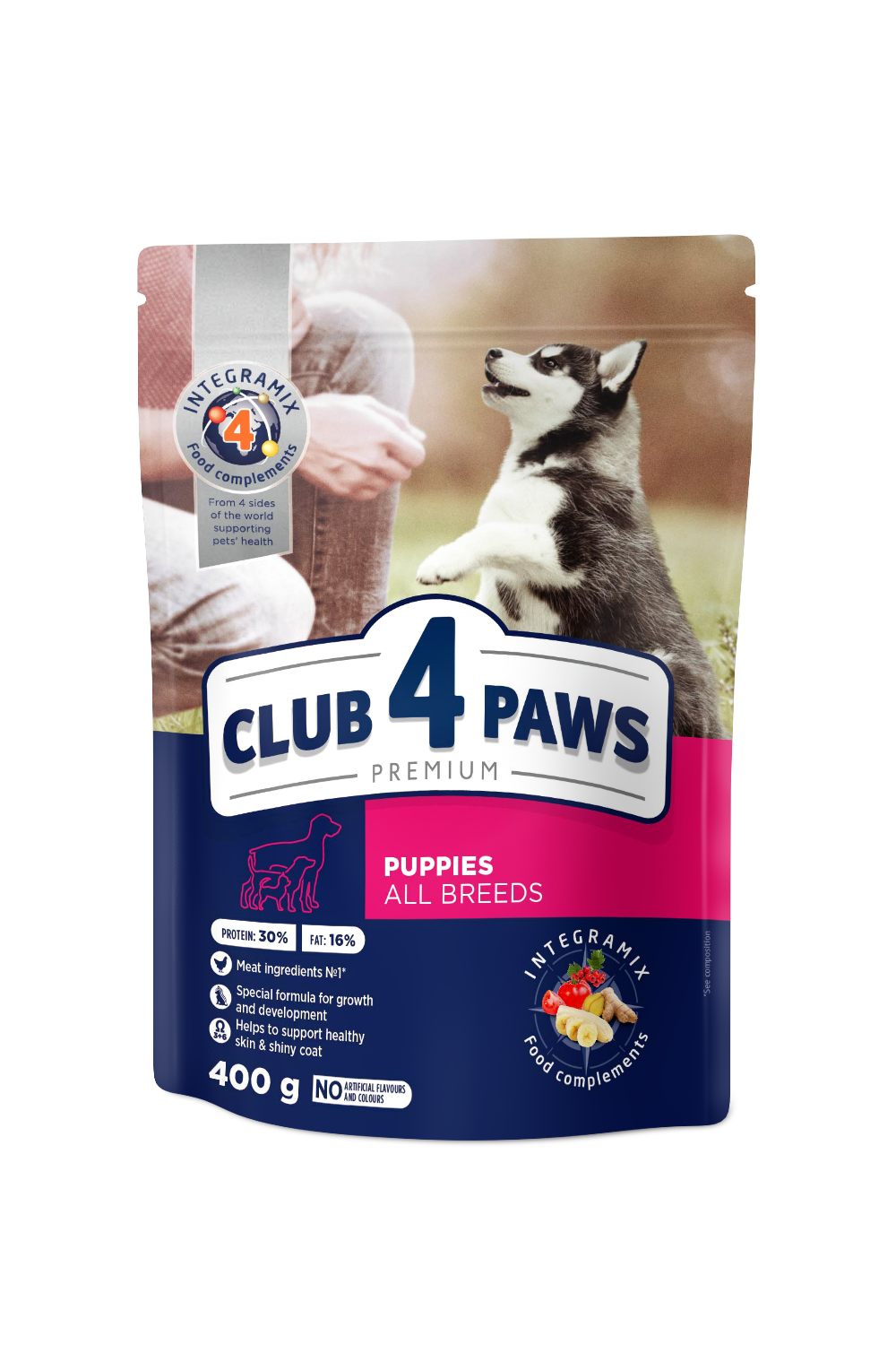 C4P šuniukams, sausas