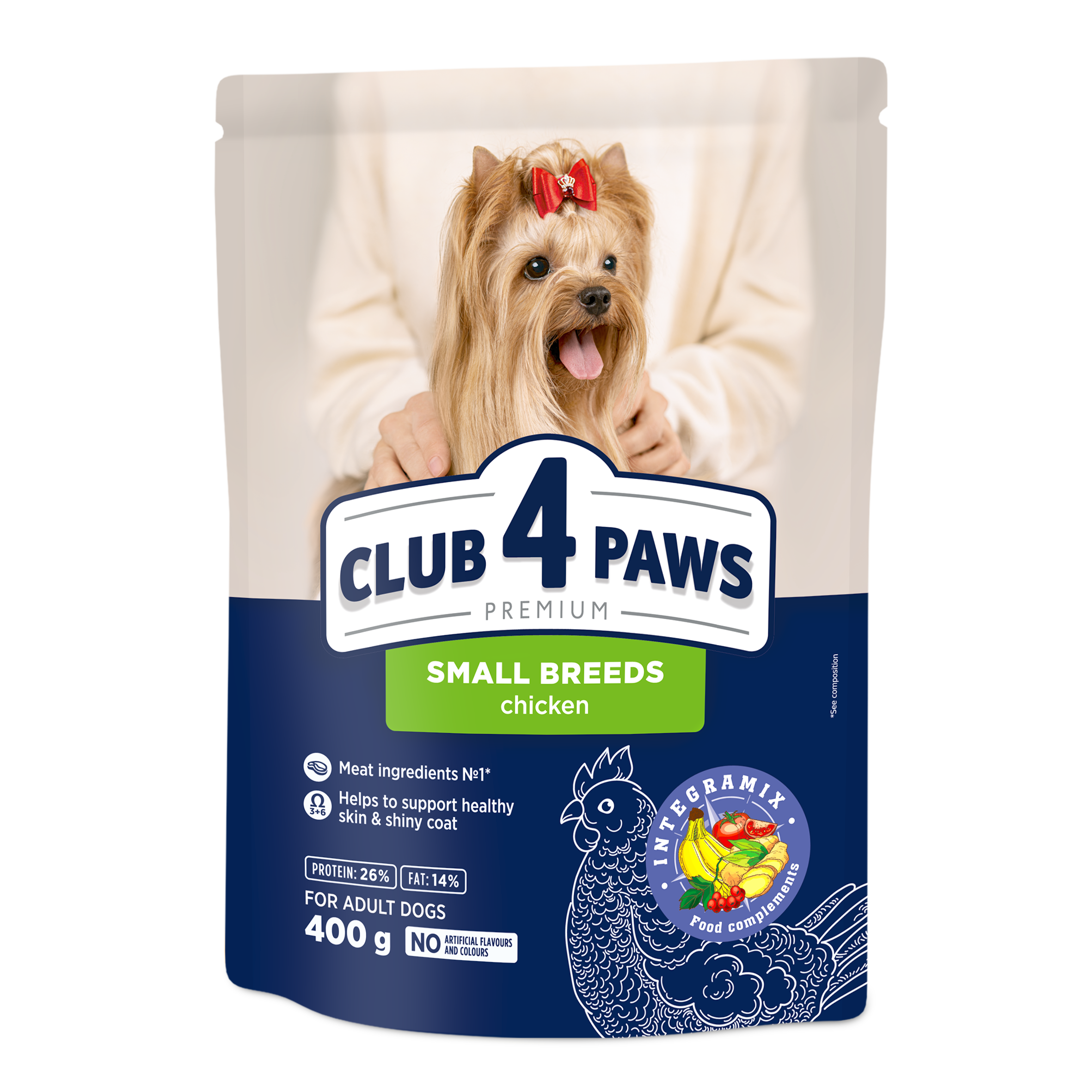 C4P mažoms veislėms, su vištiena, sausas