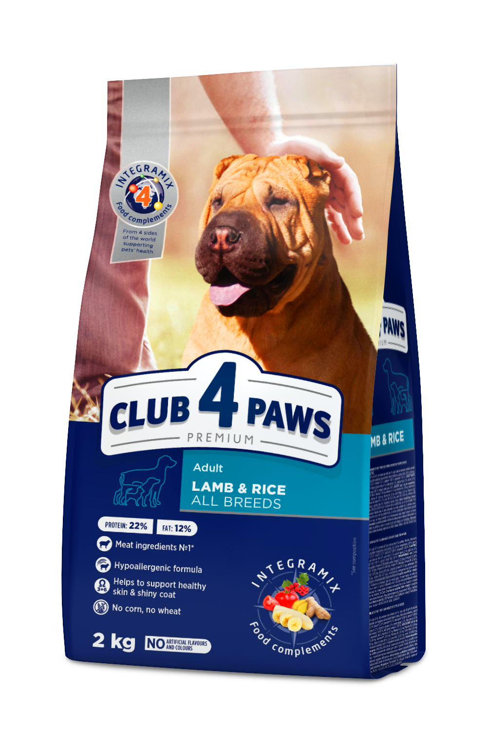 C4P ėriena su ryžiais, sausas