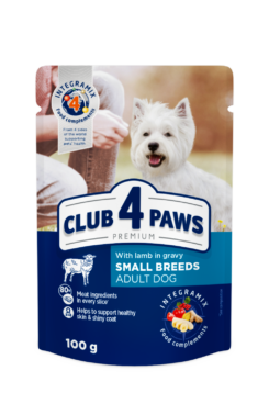 C4P mažoms veislėms, su ėriena, padaže