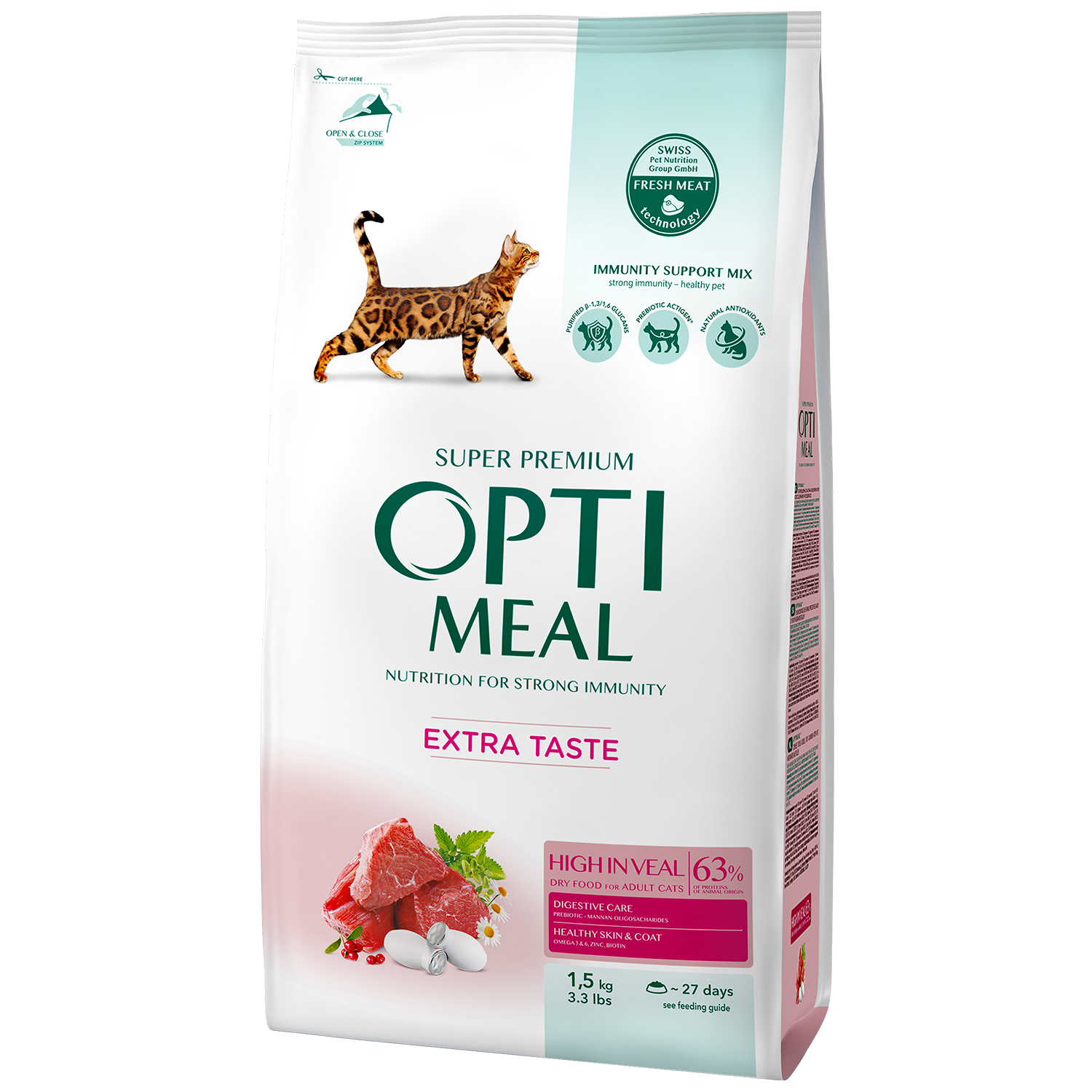 OPTIMEAL veršiena, sausas