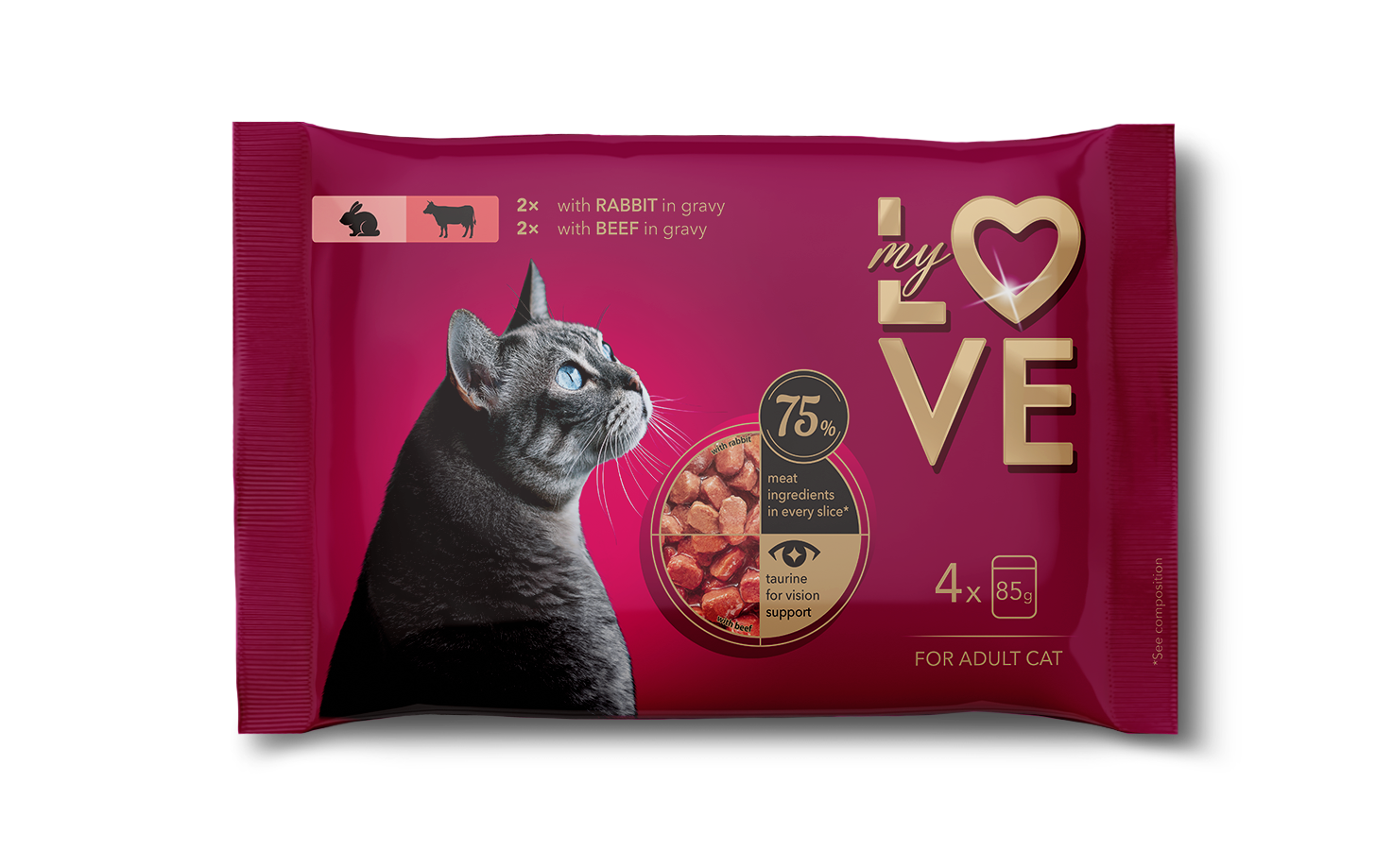 MY LOVE su triušienos ir jautienos padažais