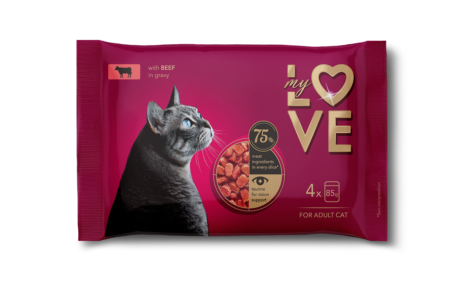 MY LOVE jautienos konservai su padažu