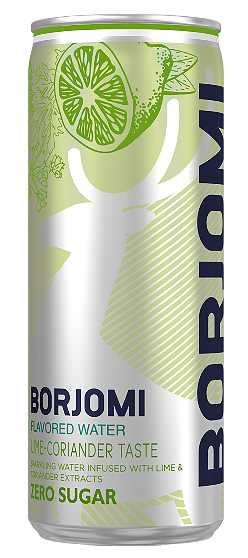 BORJOMI FLAVORED WATER gaz. stalo vanduo žaliosios citrinos-kalendros skonio