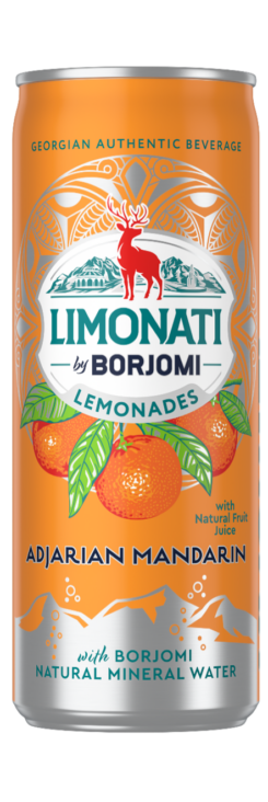 LIMONATI by BORJOMI Adjarian mandarinų skonio
