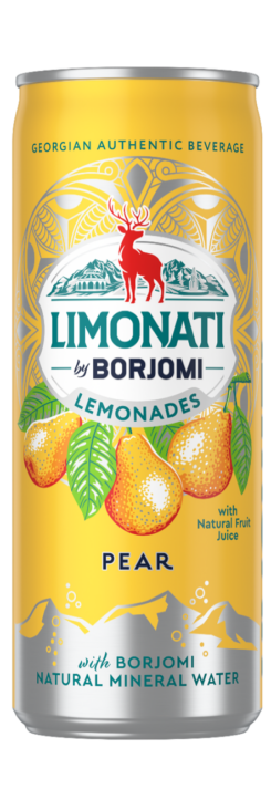 LIMONATI by BORJOMI kriaušių skonio