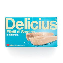 DELICIUS Sardinės filė savo sultyse