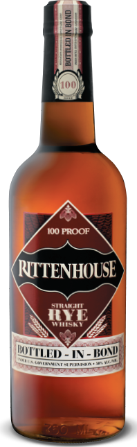 RITTENHOUSE Straight Rye 100 Proof Whisky Bottled In Bond