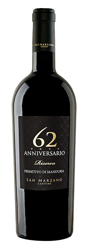 SAN MARZANO Anniversario 62 Primitivo di Manduria Riserva D.O.P.