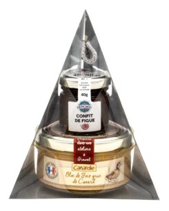 CANARDIE Ančių pašteto  Bloc De Foie Gras ir figų džemo rinkinys dovaninėje dėžutėje