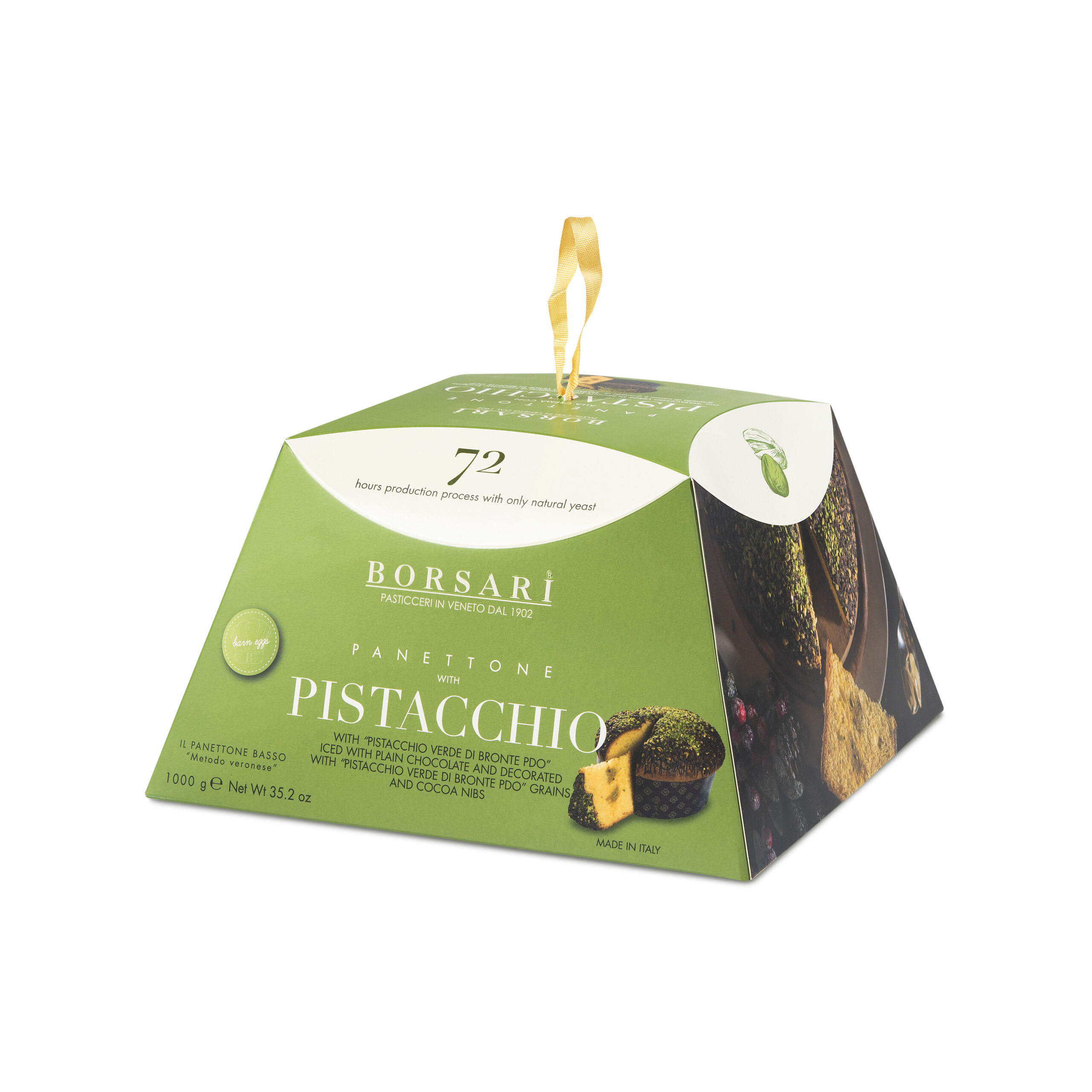 BORSARI Panettone su pistacijų kremu