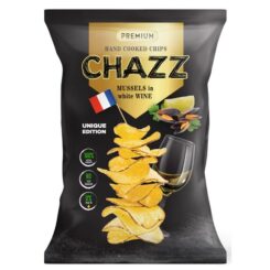 CHAZZ Bulvių traškučiai midijų ir balto vyno skonio