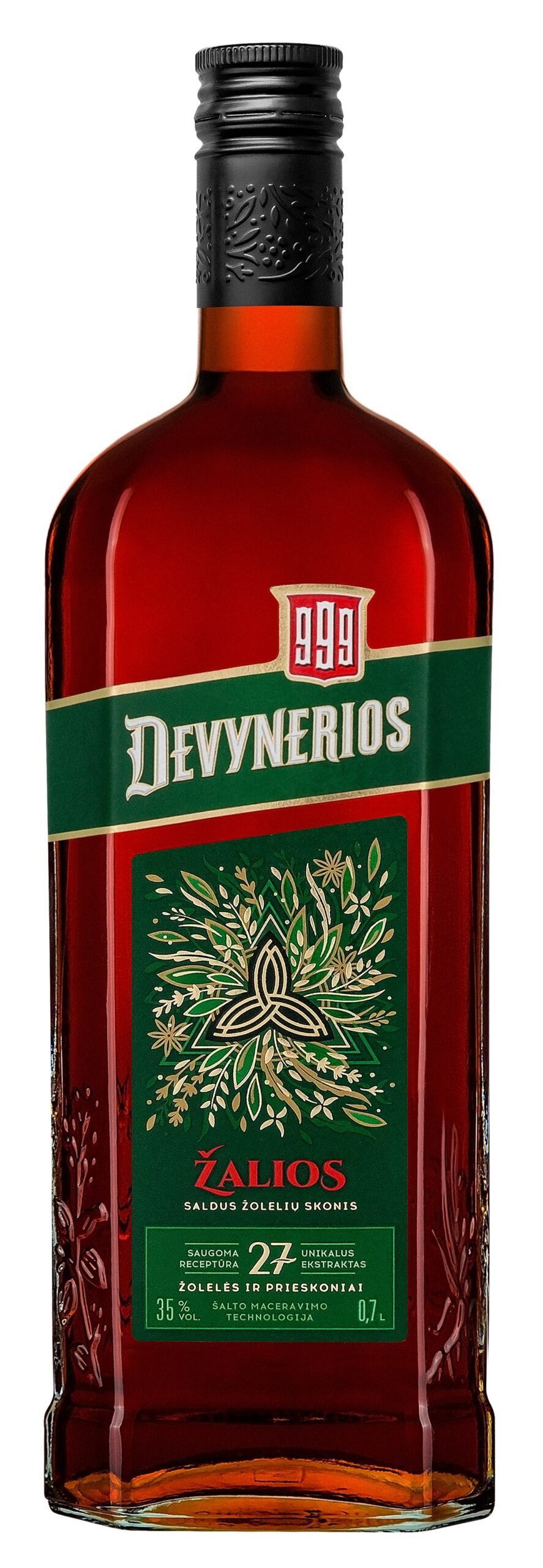 DEVYNERIOS Žalios