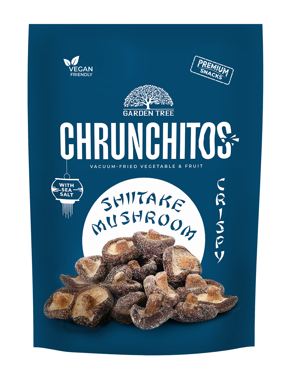 GARDEN TREE Chrunchitos vakuume kepti Shiitake grybai