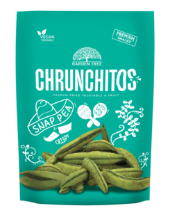 GARDEN TREE Chrunchitos vakuume keptos žirnių ankštys