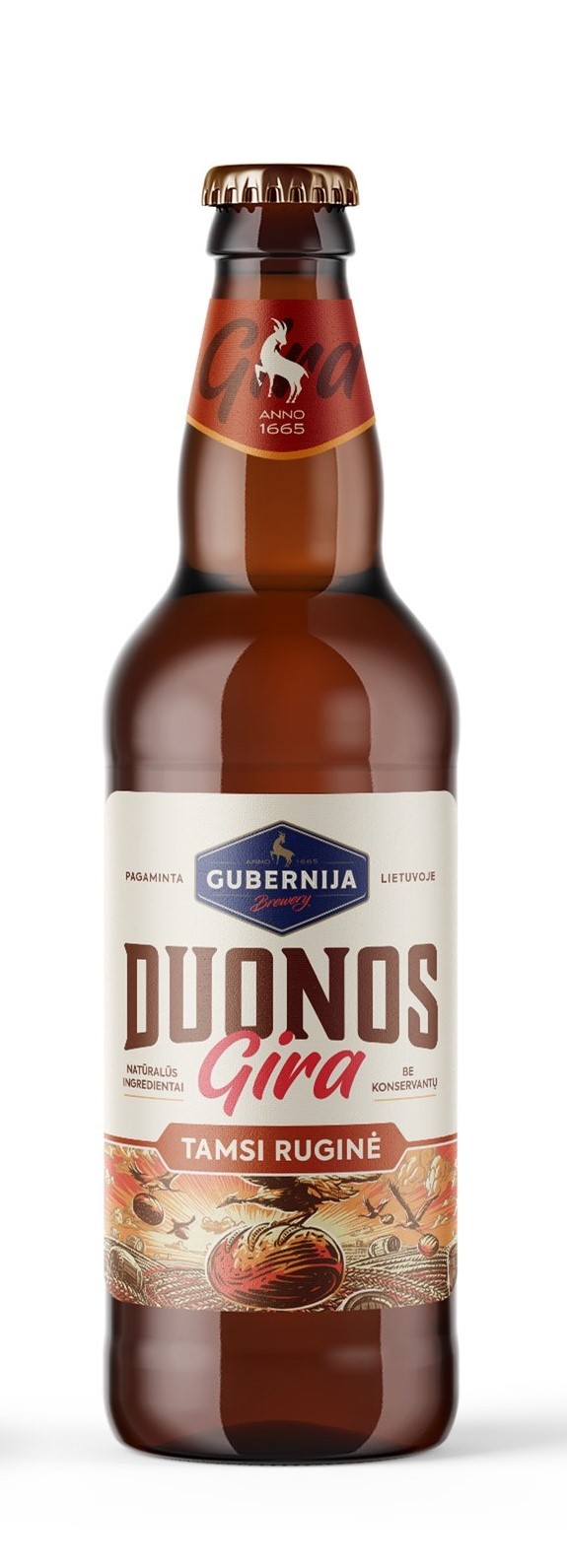 GUBERNIJA DUONOS Tamsi ruginė