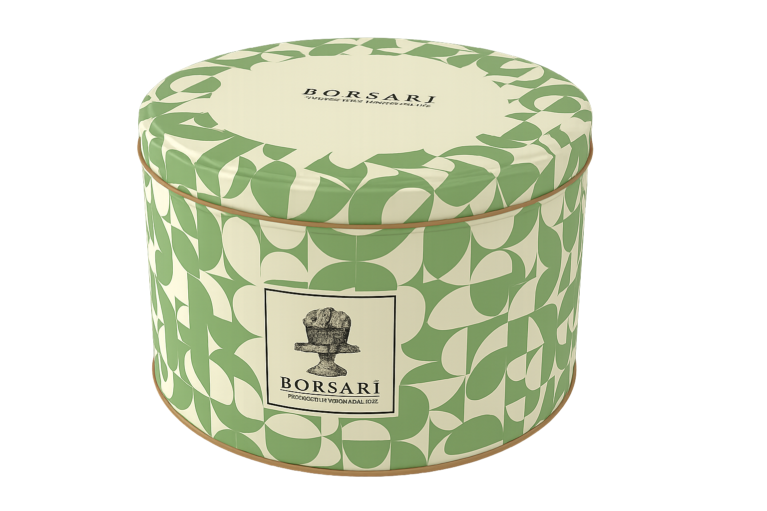 PANETTONE Pistacijų Limited Edition by Bottlery metalinėje dėžutėje