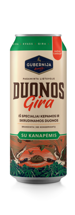 GUBERNIJA DUONOS Tamsi su kanapėmis