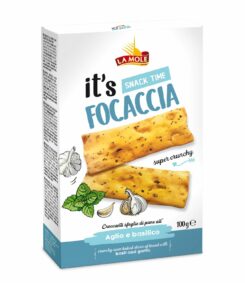 LA MOLE Focaccia su česnaku ir baziliku