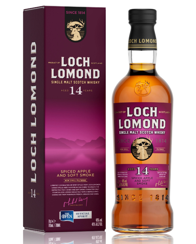 LOCH LOMOND 14 YO Single Malt su dėžute