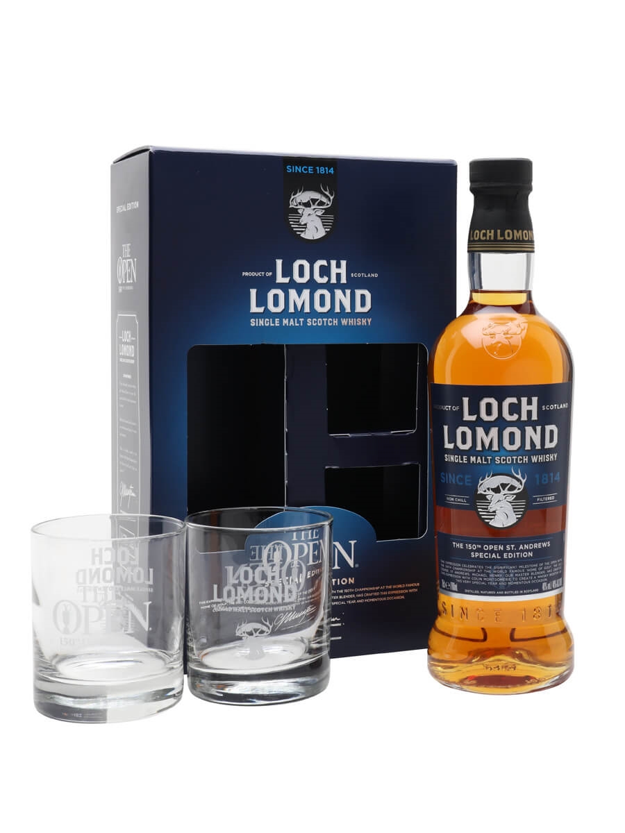 LOCH LOMOND The Open rinkinys su 2 taurėmis dėžutėje