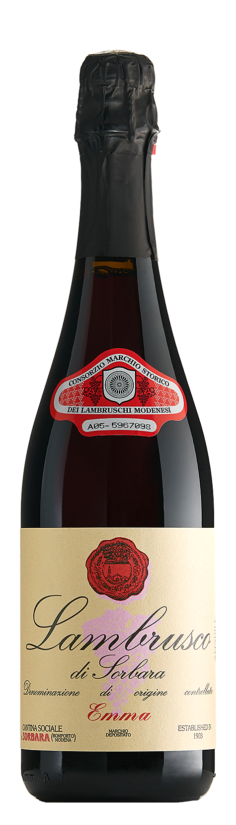 CANTINA DI SORBARA Emma Lambrusco di Sorbara D.O.C.