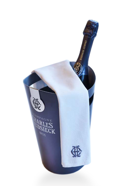 CHARLES HEIDSIECK ledo kibiras aliuminis