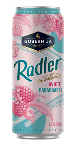 GUBERNIJA Radler avietė rabarbaras