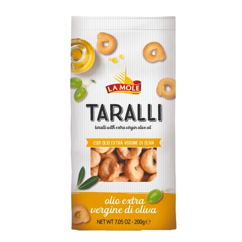 LA MOLE Taralli su alyvuogių aliejumi