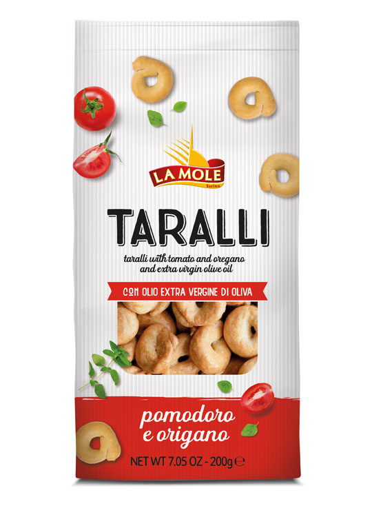 LA MOLE Taralli su pomidorais ir raudonėliu