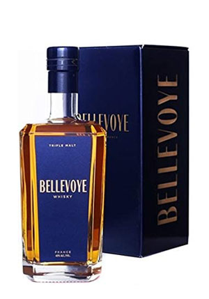 BELLEVOYE  blue French whisky Triple Malt