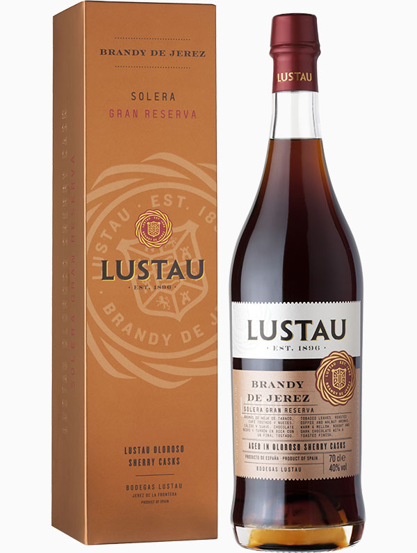 LUSTAU Brandy Solera Gran Reserva dėžutėje