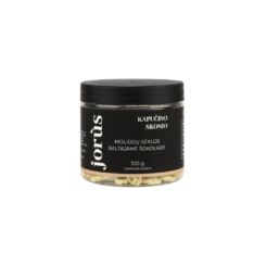 JORUS kapučino skonio moliūgų sėklos baltajame šokolade