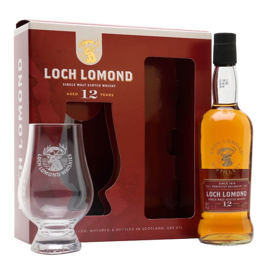 LOCH LOMOND 12 YO su taure, dėžutėje