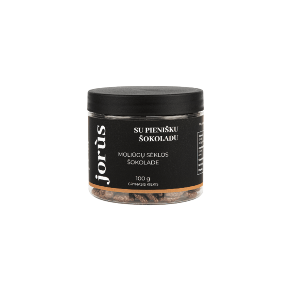 JORUS moliūgų sėklos pieniškame šokolade